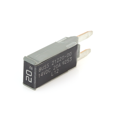 EL.21220.00 20A 20A SERIES 21220-00 MINI CIRCUIT BREAKER, TYPE II RESET, 20A, EATON'S BUSSMANN